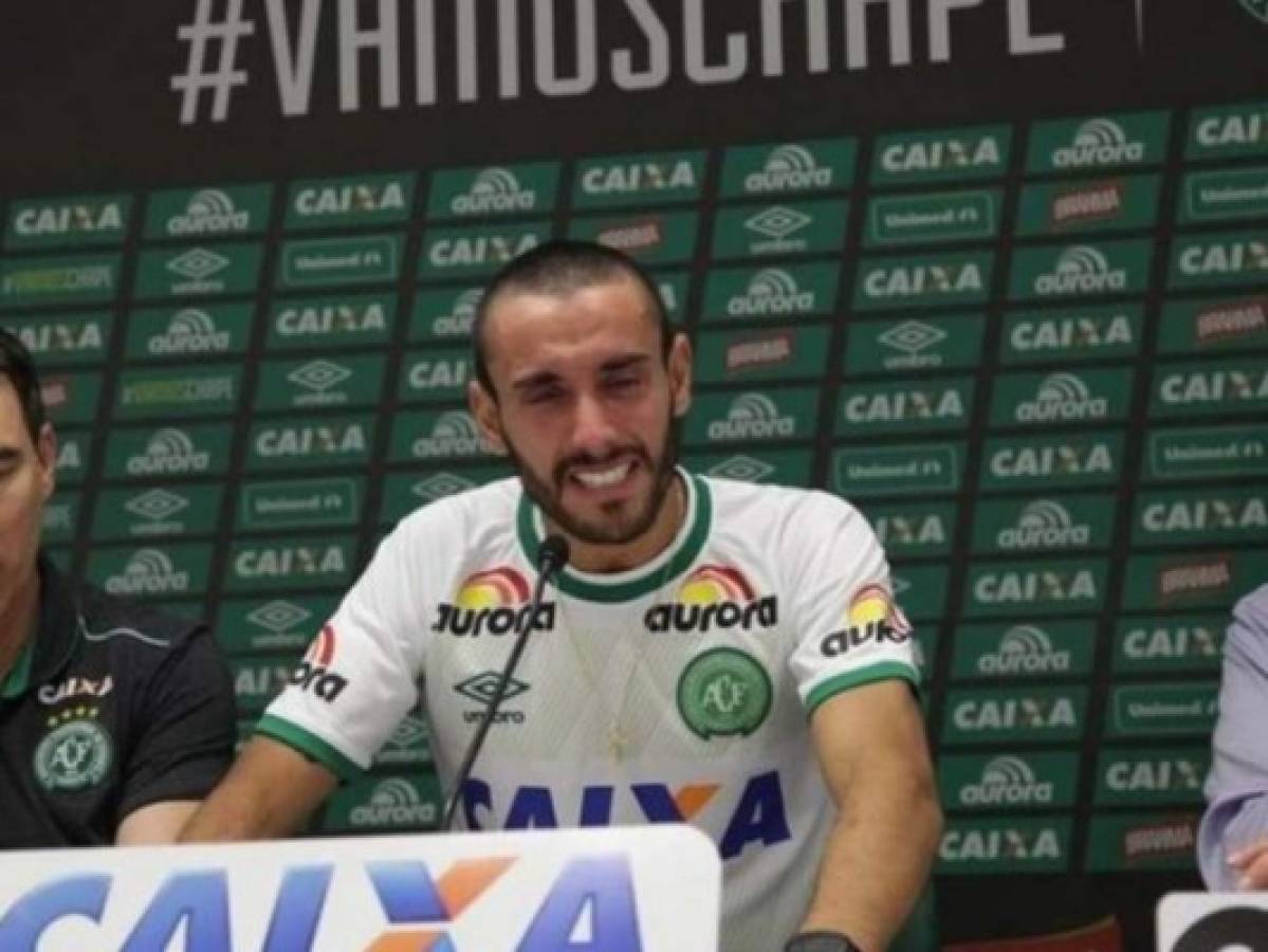 'Haré de todo para volver a jugar', dice Alan Ruschel sobreviviente del Chapecoense