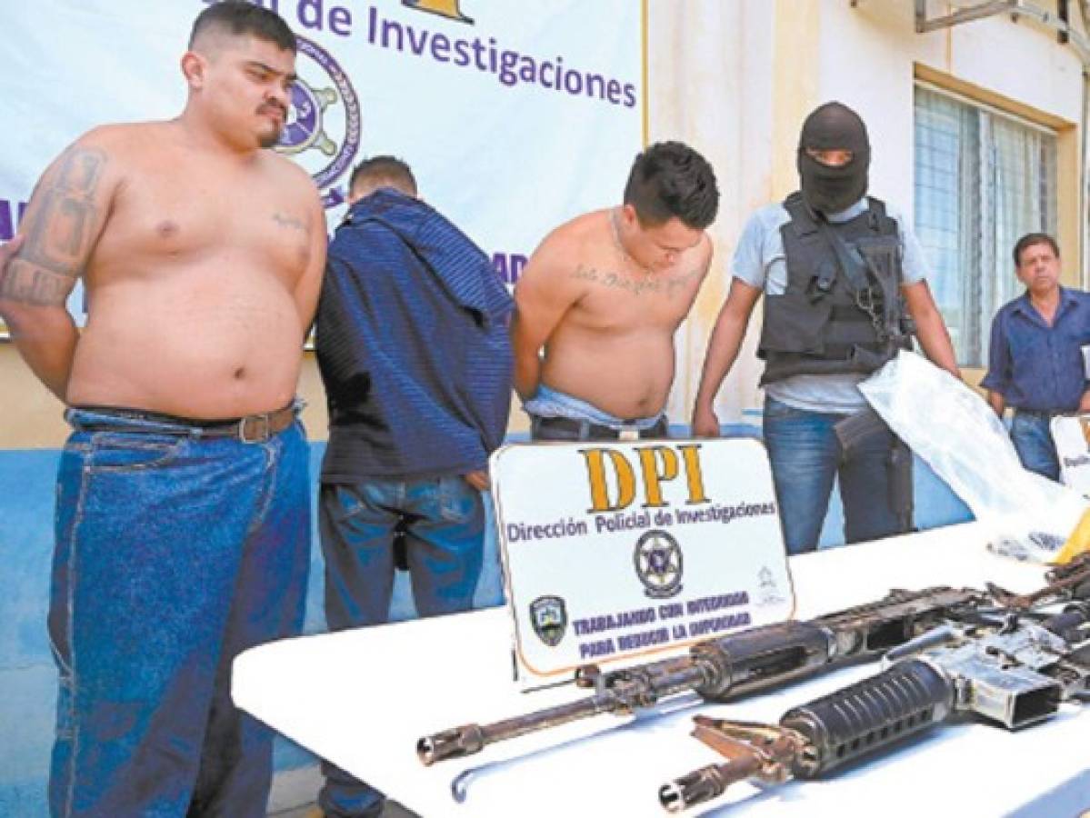 Capturan a tres pandilleros que planeaban un atentado