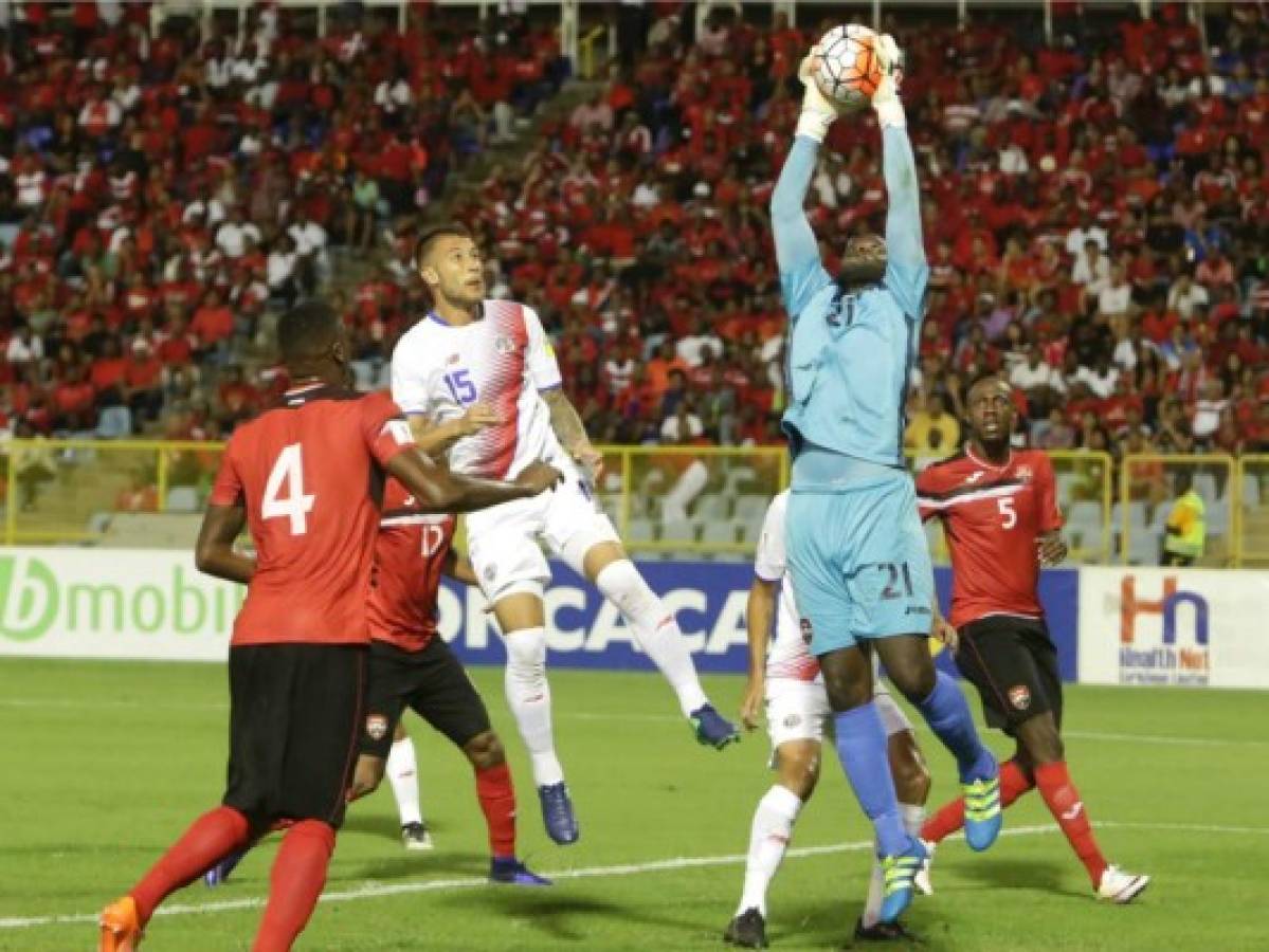 Costa Rica vence 2-0 a Trinidad y Tobago en clasificatoria de Concacaf a Rusia-2018