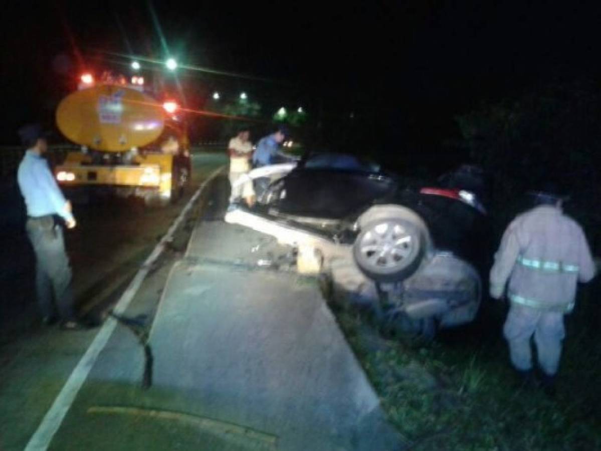 Accidente de tránsito en San Manuel, Cortés deja una persona muerta