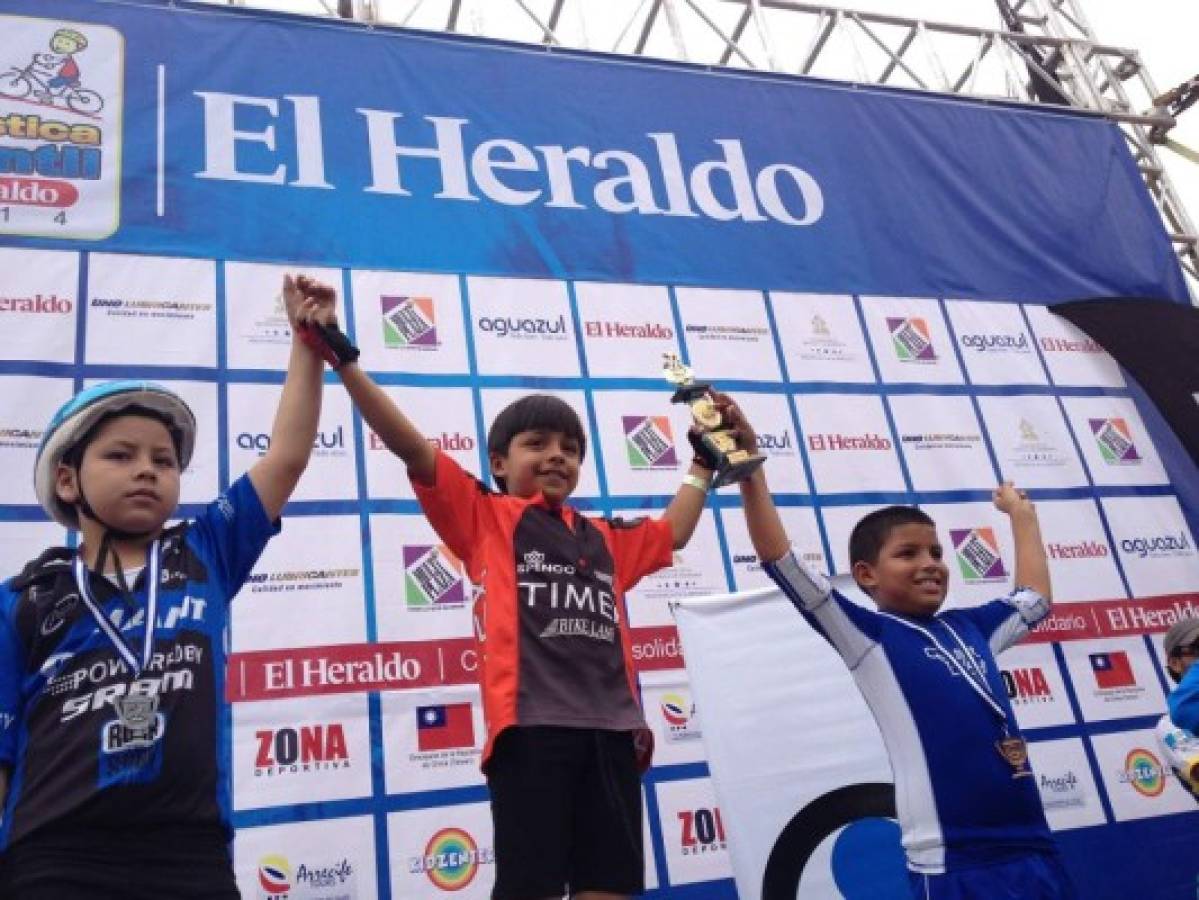 II Vuelta Ciclística Infantil: Ganadores y sus tiempos