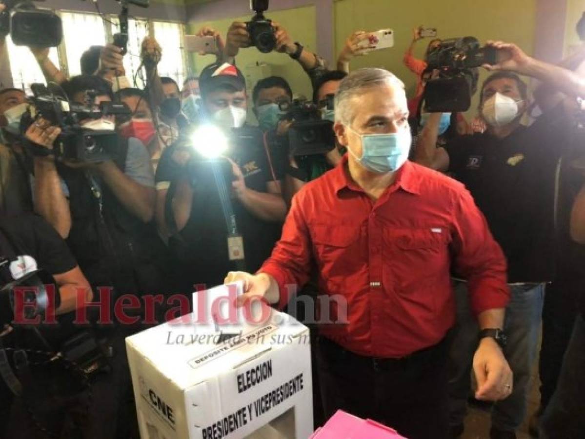 ¿A qué hora votaron los candidatos a la presidencia de Honduras?