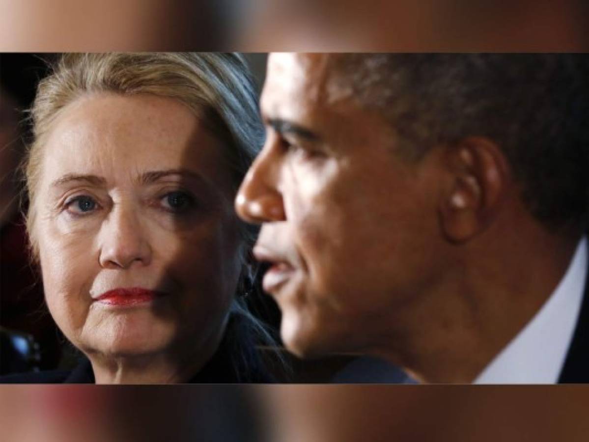 Clinton en reposo médico y Barack Obama acude en su auxilio