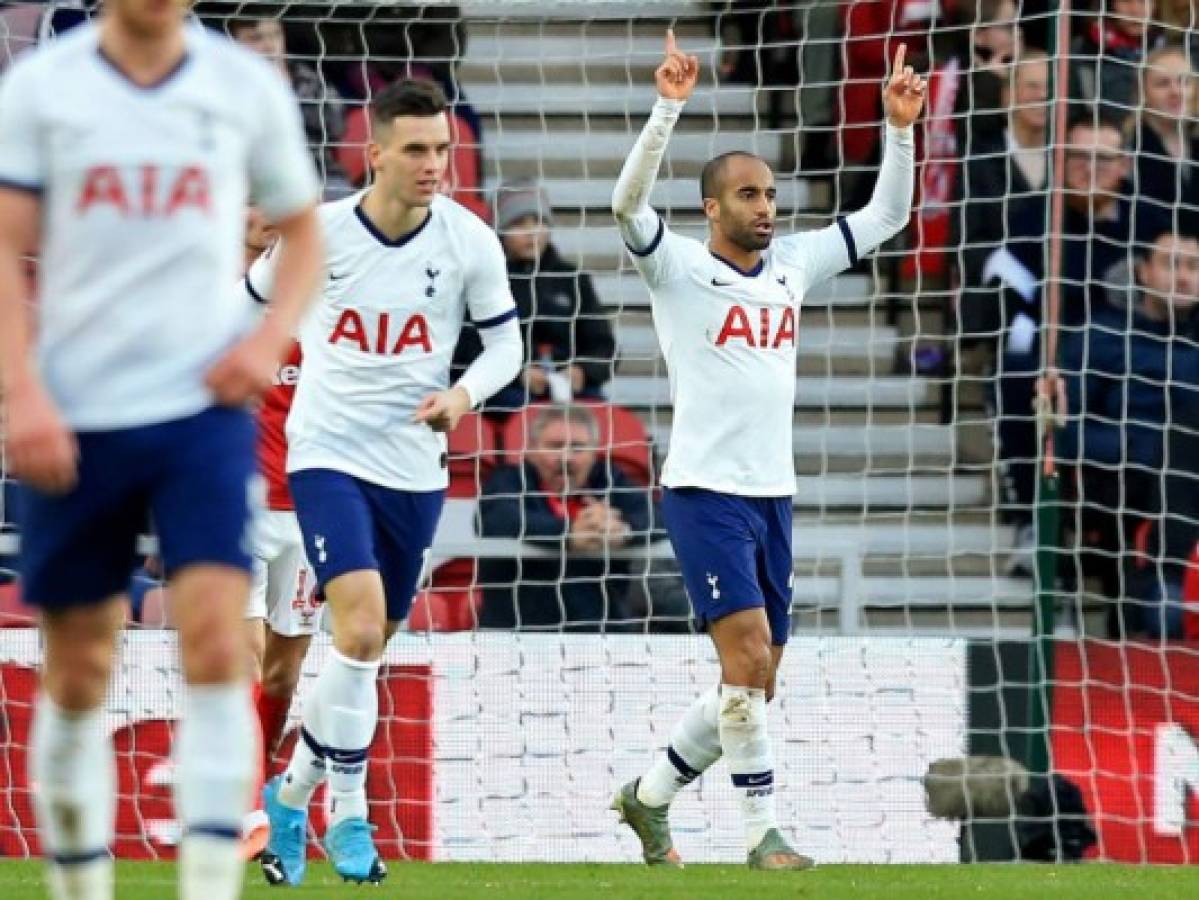 Lucas Moura evita la eliminación del Tottenham en la FA Cup