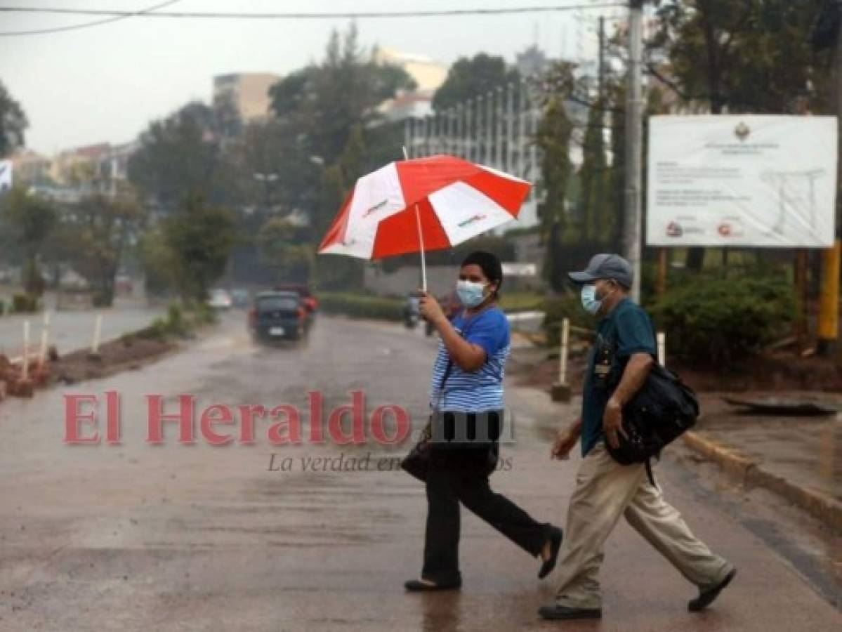 Prevén lluvias y chubascos para este miércoles en Honduras