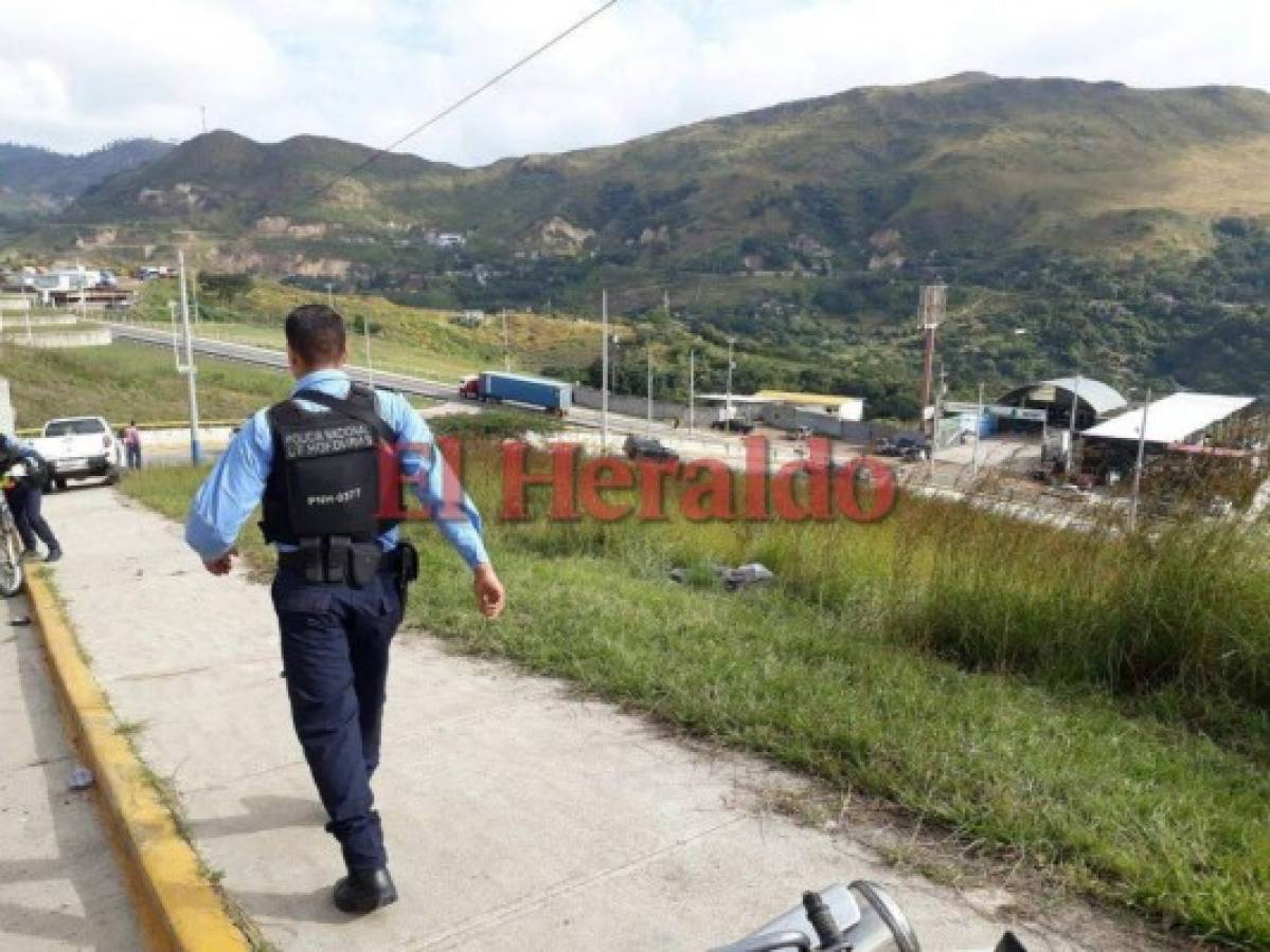 Cuerpos encostalados en el anillo periférico de Tegucigalpa eran de madre e hijo