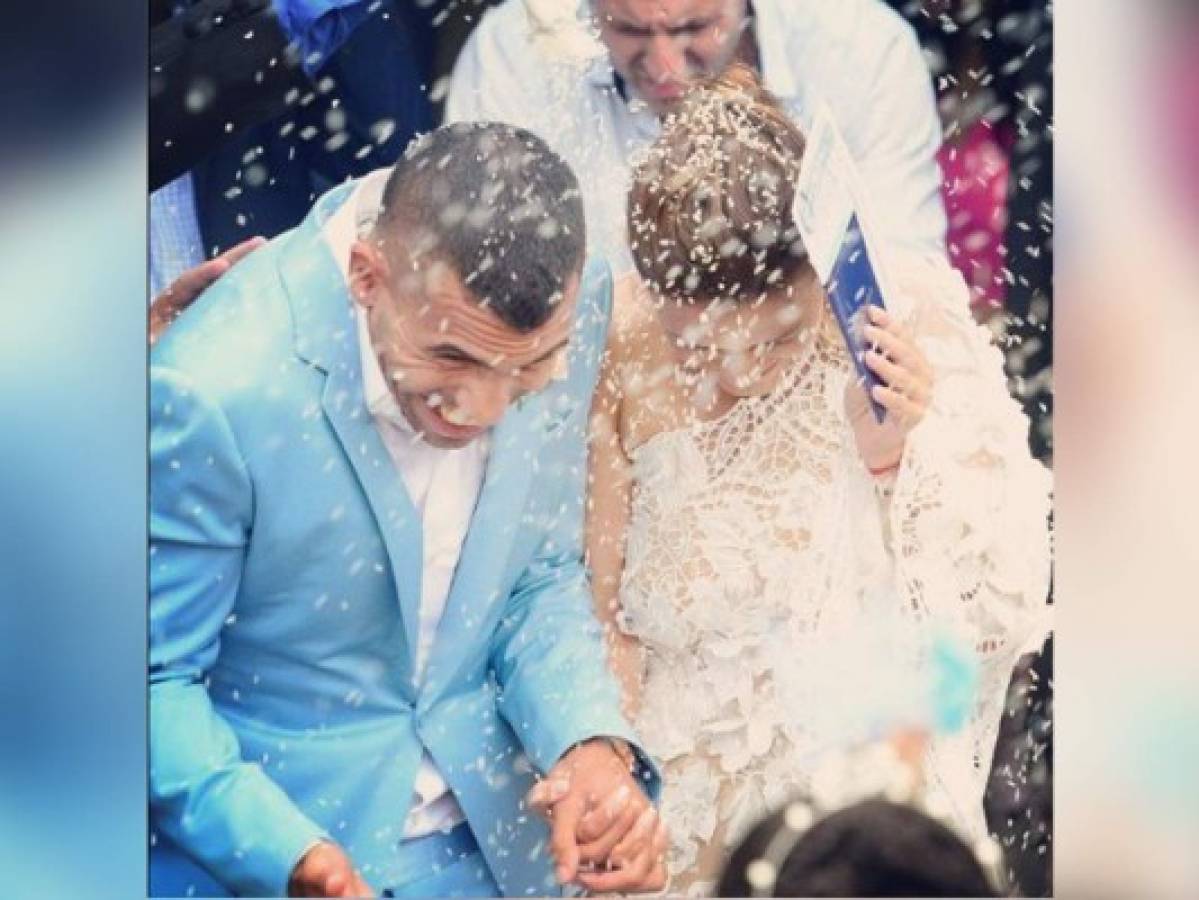 Maratónica boda de Tevez: dos países, cuatro días, 260 invitados