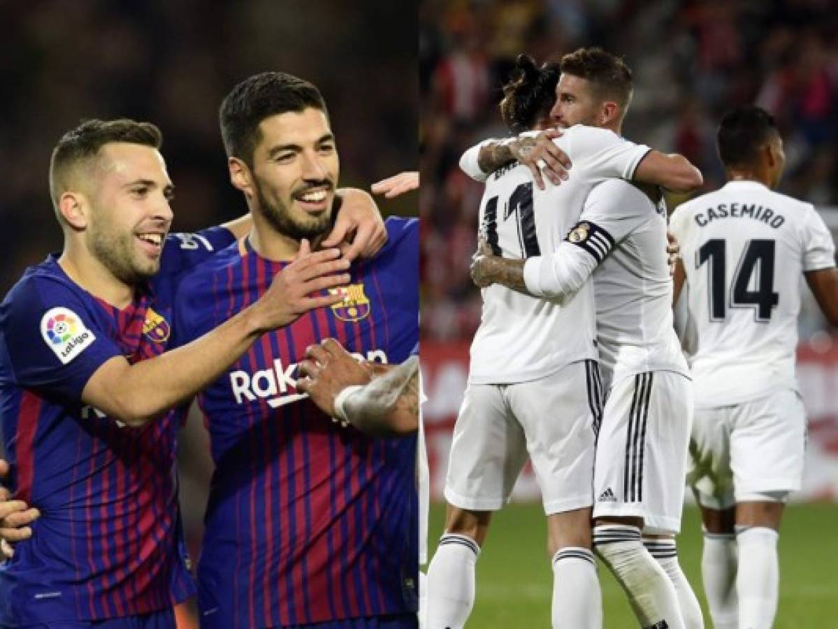 Pulso a distancia entre Real Madrid y Barcelona por el liderato en España