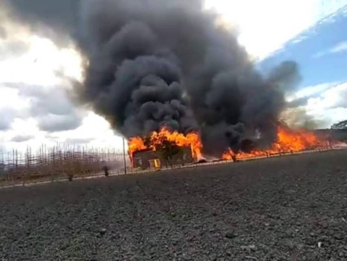 380 mil dólares en pérdidas deja incendio en galeras de tabaco en El Paraíso  