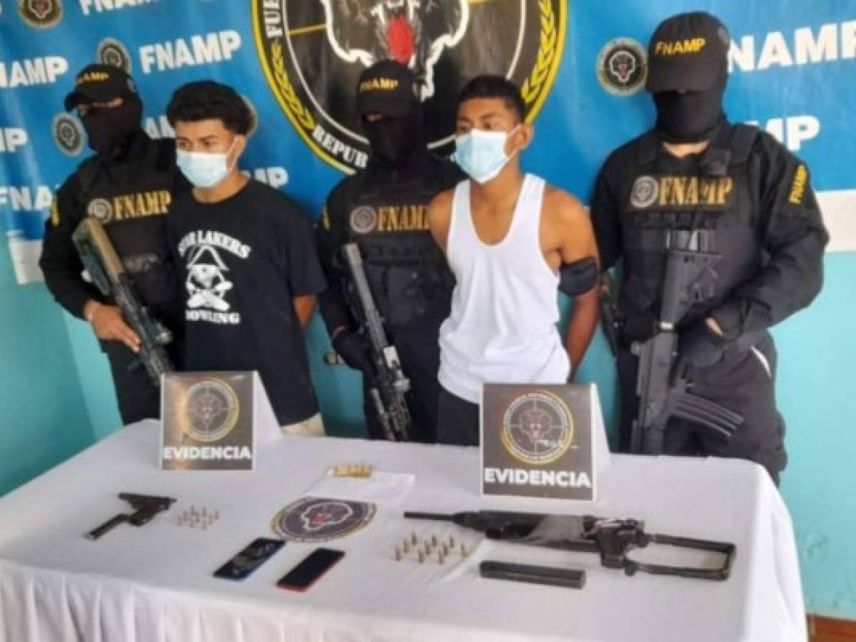 Caen dos cabecillas y supuestos extorsionadores de la pandilla 18 en La Ceiba