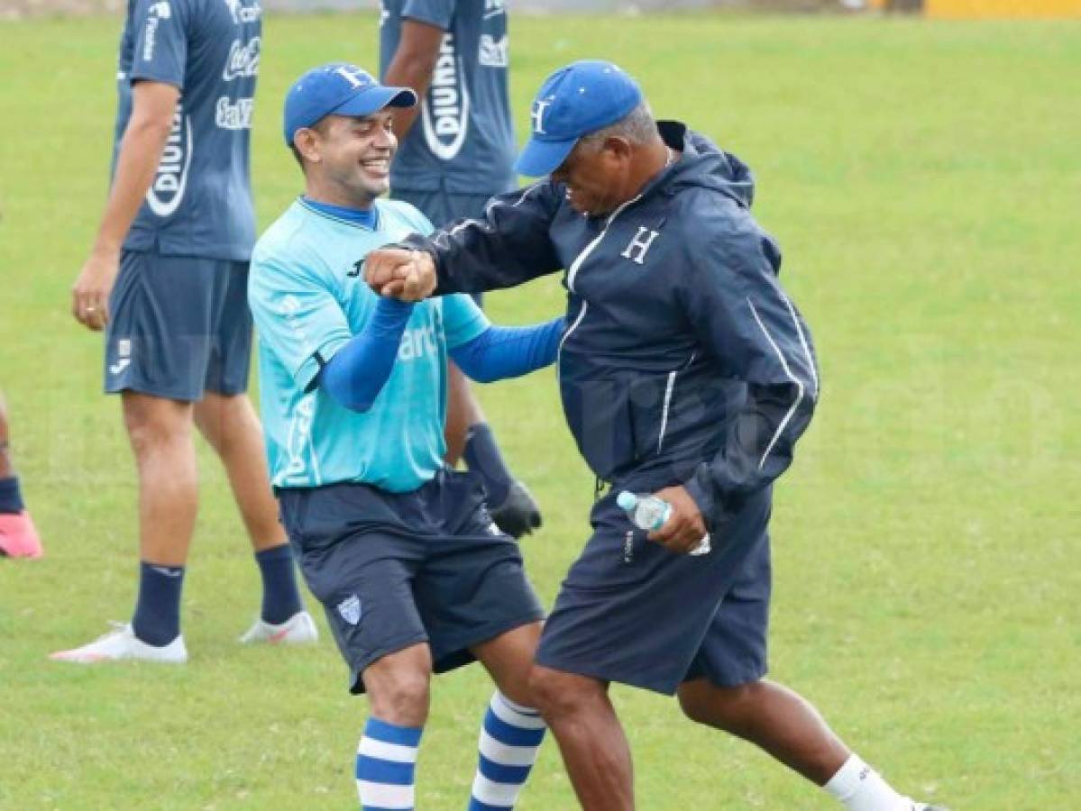 Último entreno de la H antes del partido ante México en San Pedro Sula