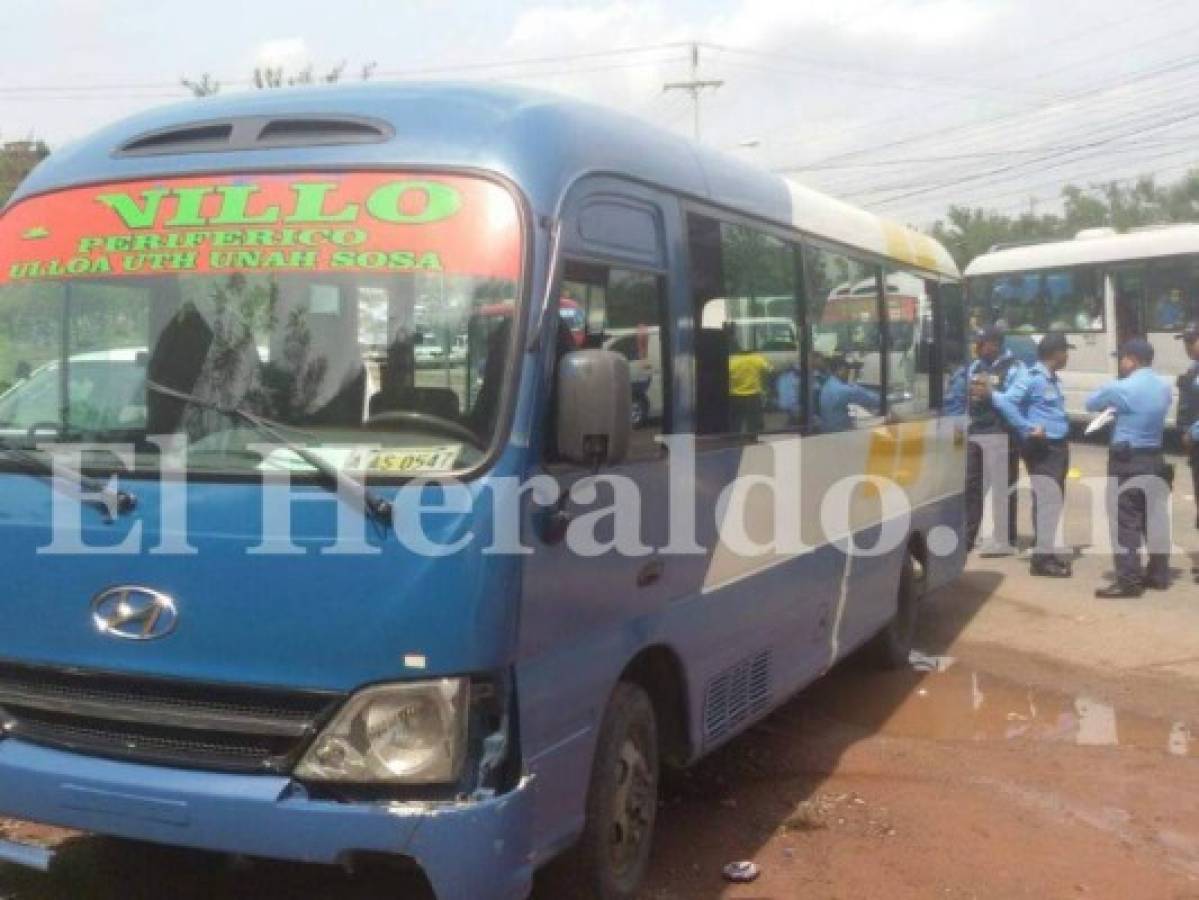 Un herido deja sangriento asalto a bus rapidito en el anillo periférico de la capital