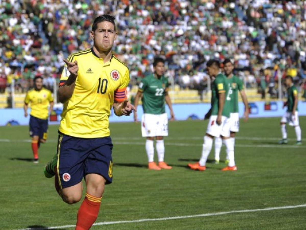 Colombia venció 3-2 a domicilio a Bolivia