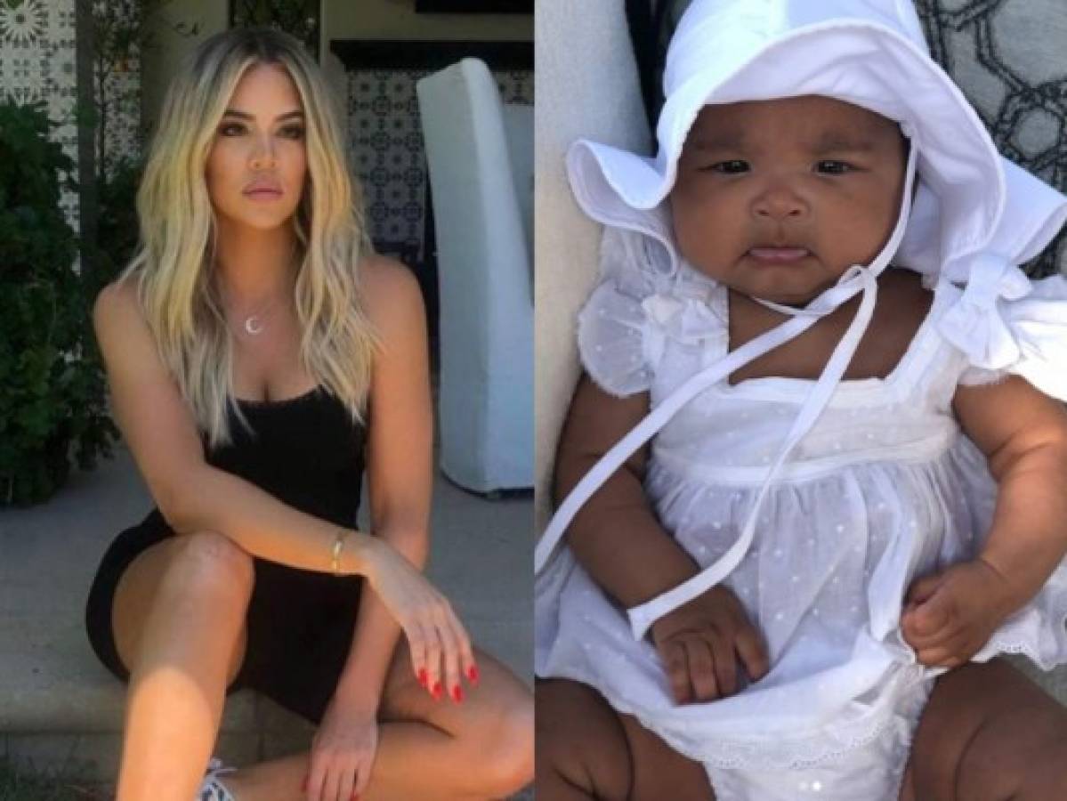 Critican a Khloé Kardashian por foto de su bebé True