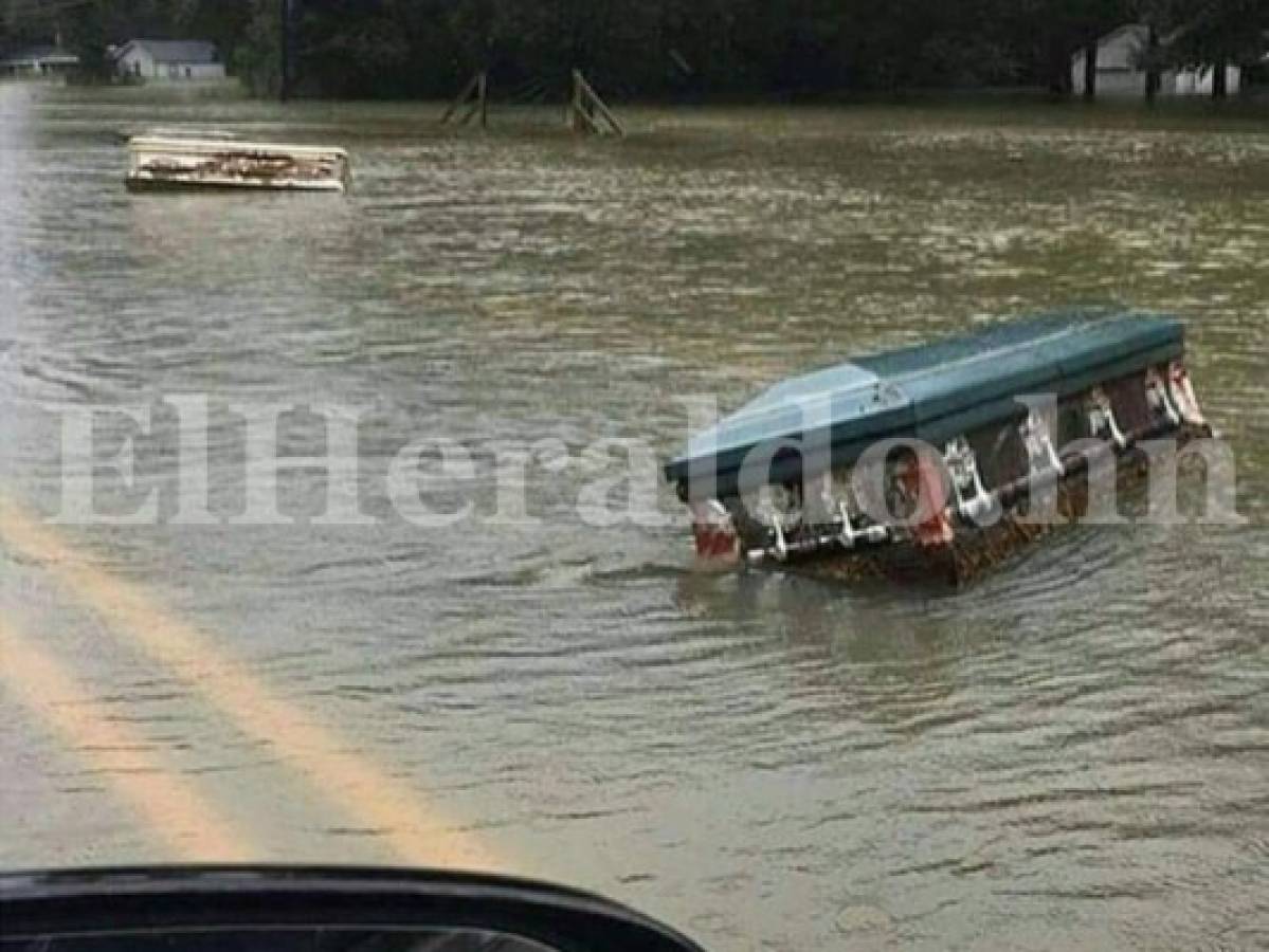 Hondureños afectados por las lluvias en Luisiana