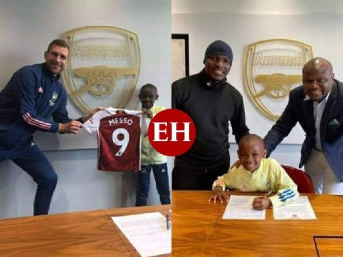 Arsenal da la bienvenida al niño prodigio Leo Messo