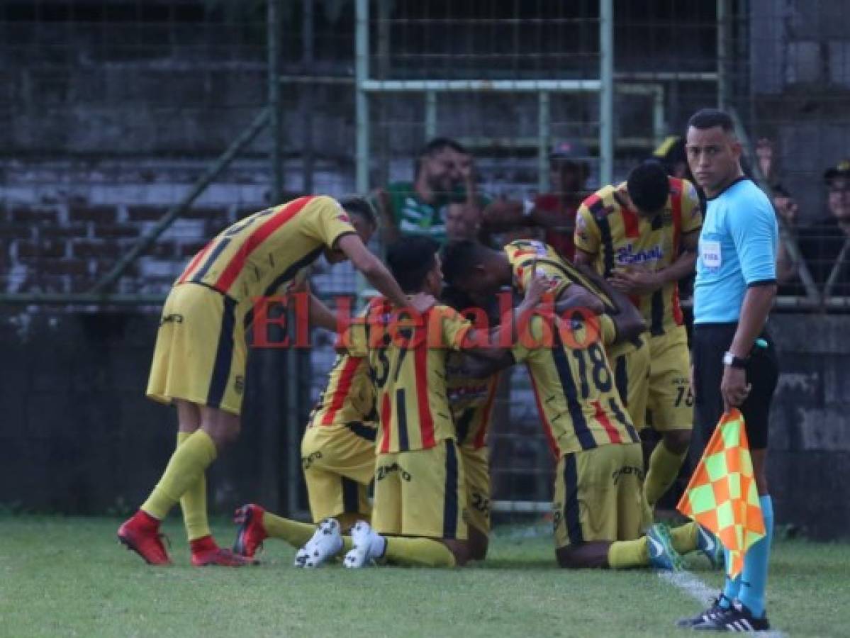 Lobos de la UPN se imponen 1-0 ante Real España en el estadio Morazán