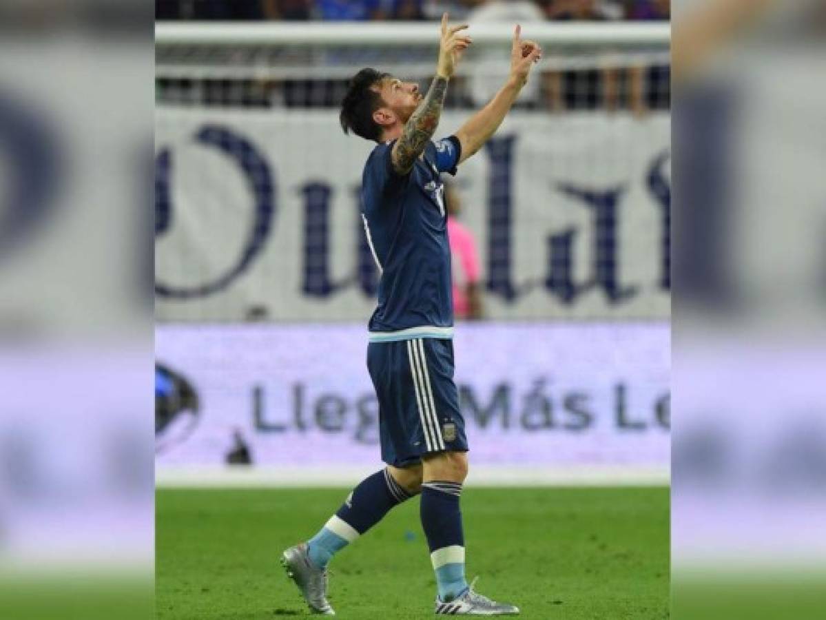 Messi anota ante EEUU y es el máximo goleador histórico de Argentina