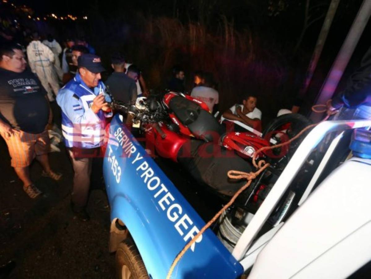 Choque entre motocicletas deja tres personas muertas en la zona oriental de Honduras