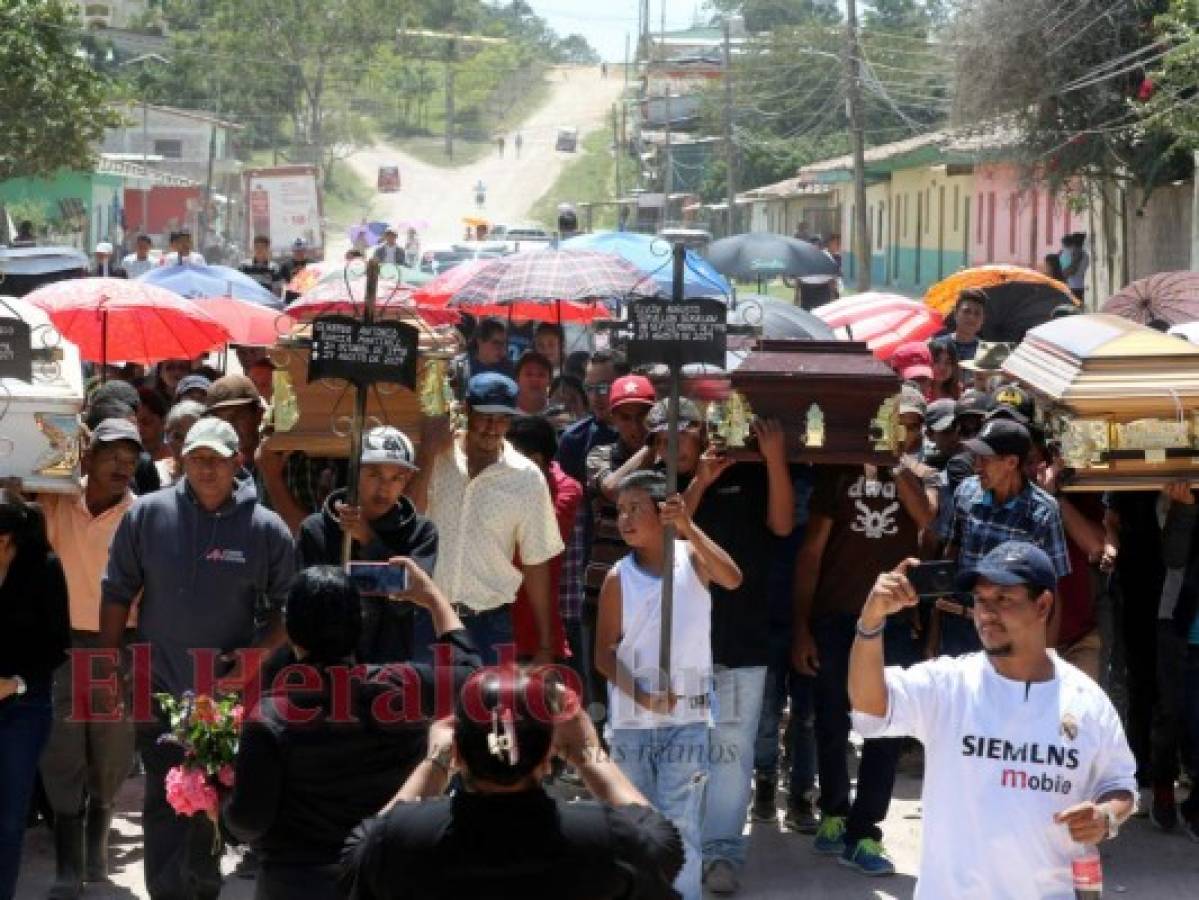 Lepaterique exige justicia tras masacre de los cuatro jóvenes