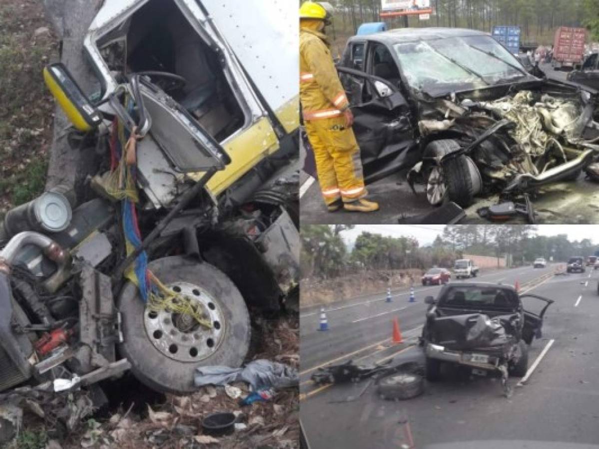 Dos personas heridas tras aparatoso accidente entre tres vehículos en Zambrano