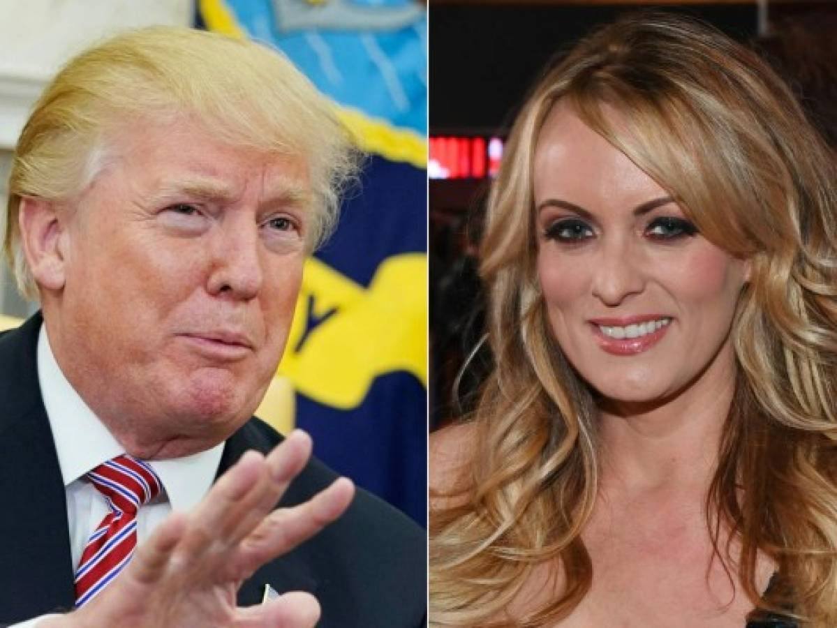 Presidente de Estados Unidos Donald Trump envuelto con actriz porno Stormy Daniels