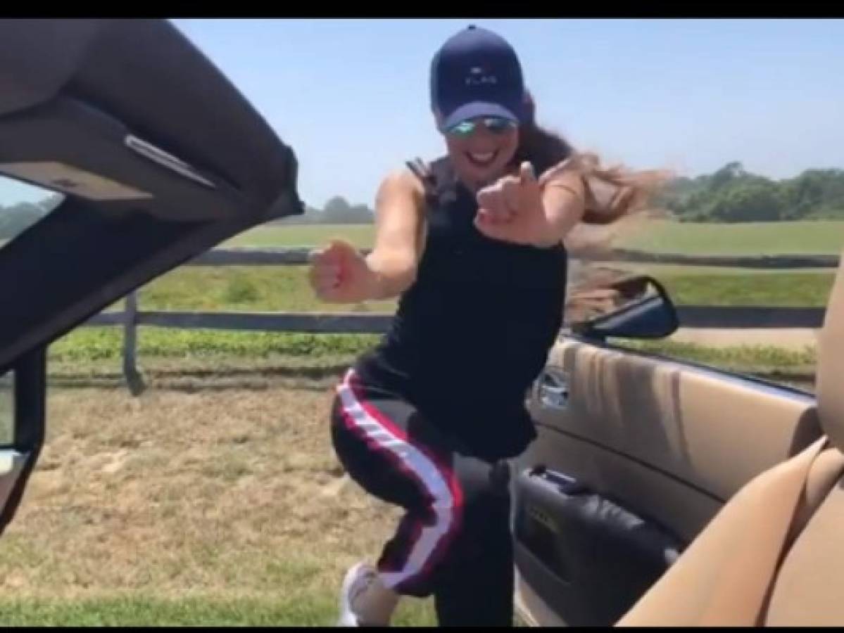 Vídeo de Thalía bailando 'La Chona Challenge' se viraliza en las redes