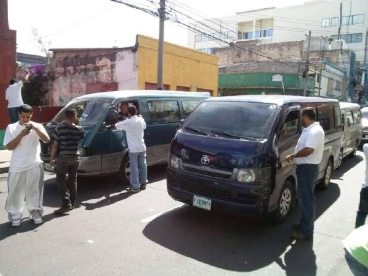 Honduras: Paro de buses ilegales en la capital