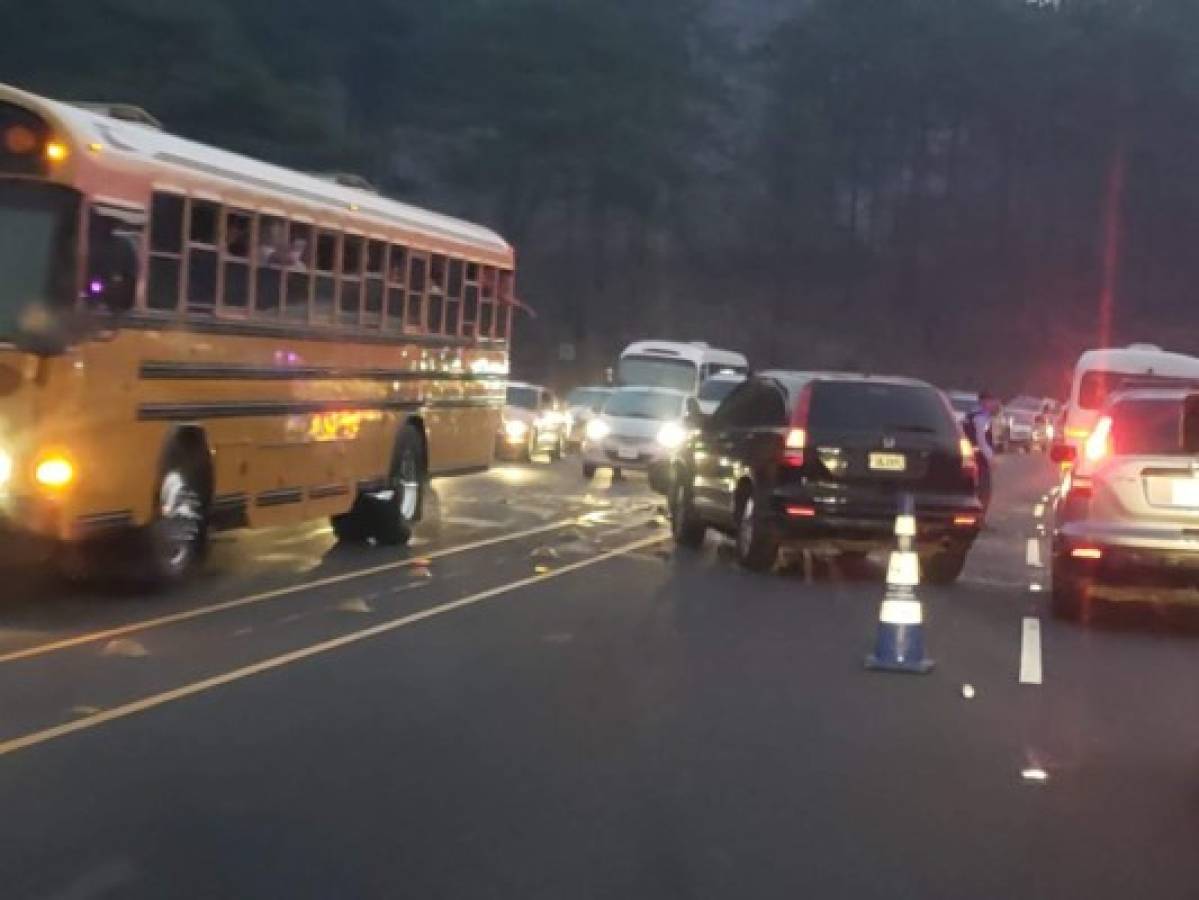 Al menos 10 personas heridas tras accidente de tránsito a la altura de Zambrano