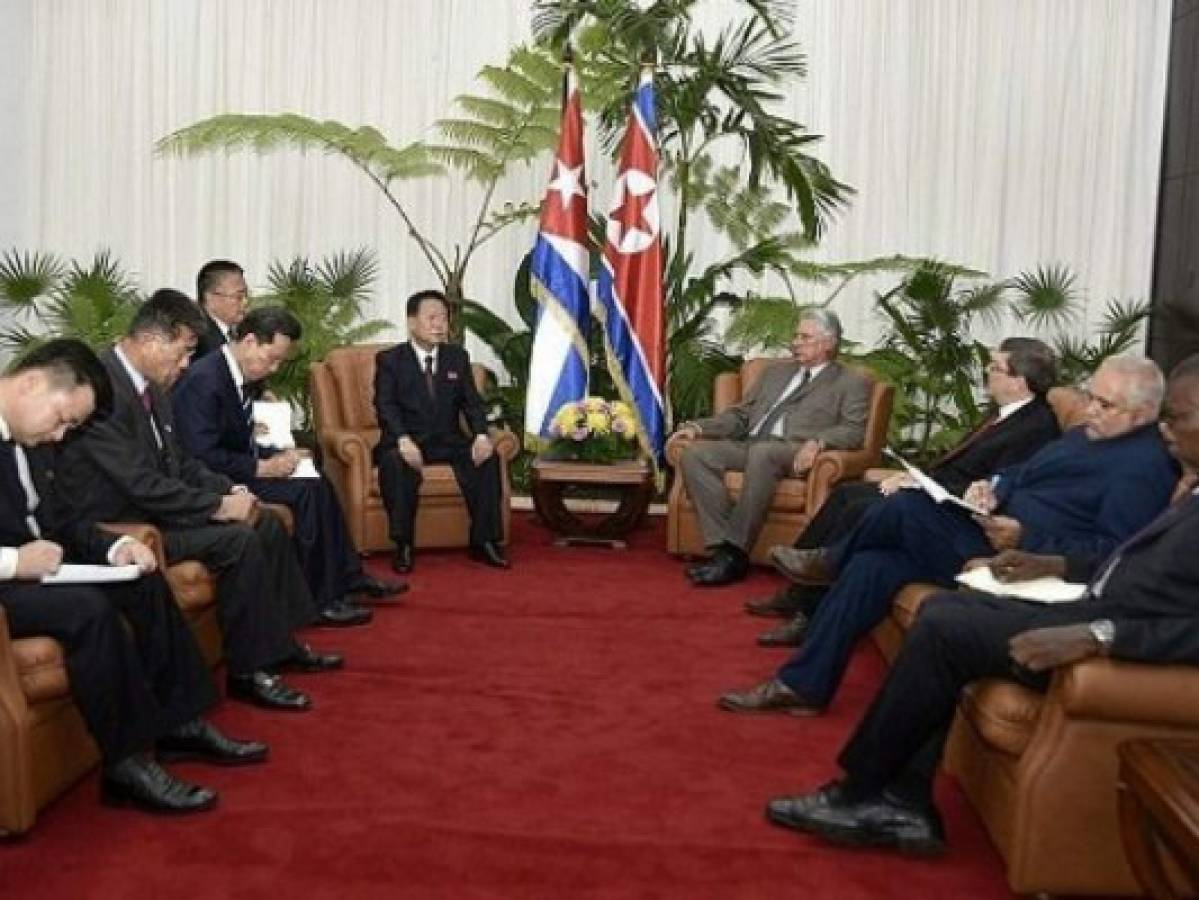 Presidente de Cuba recibe a enviado especial de Kim Jong Un