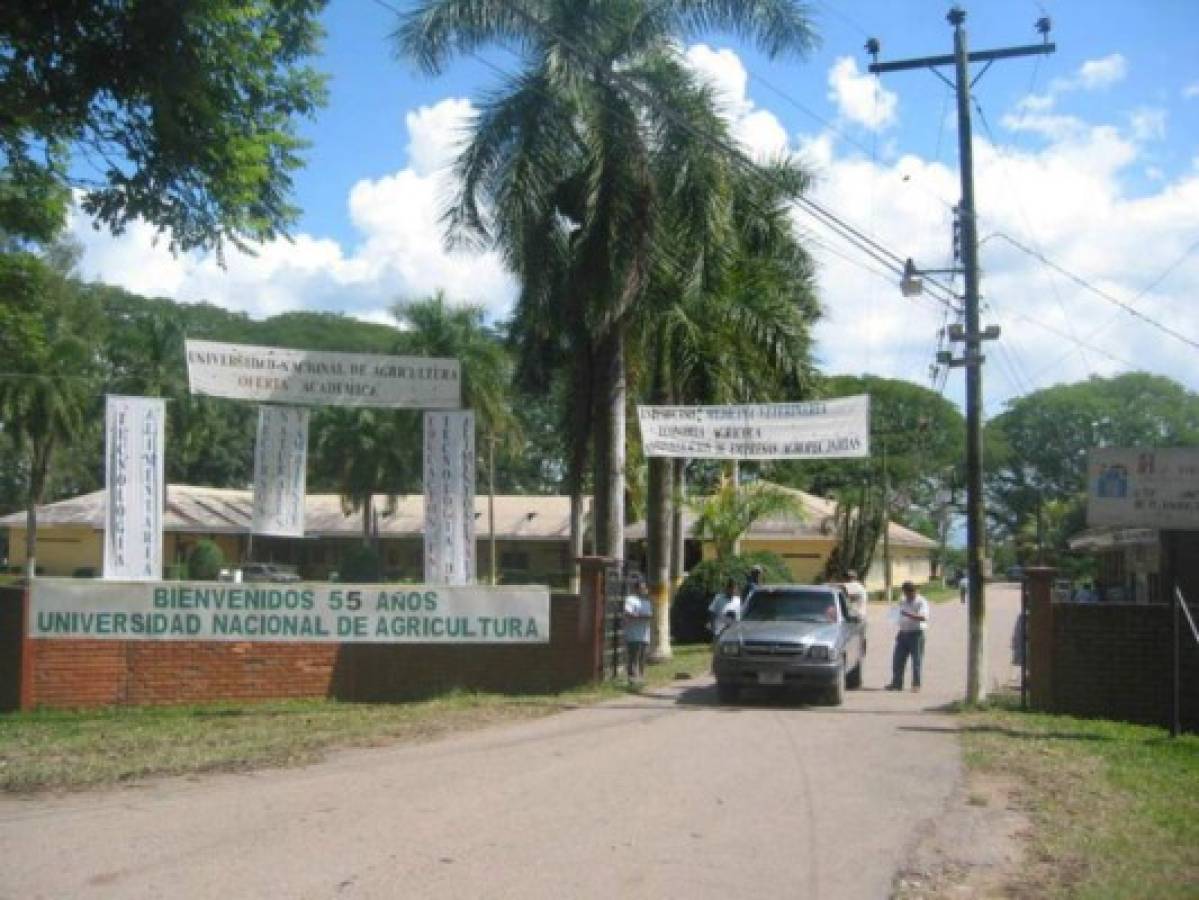 Maestros de la Universidad Nacional de Agricultura evalúan a la comisión