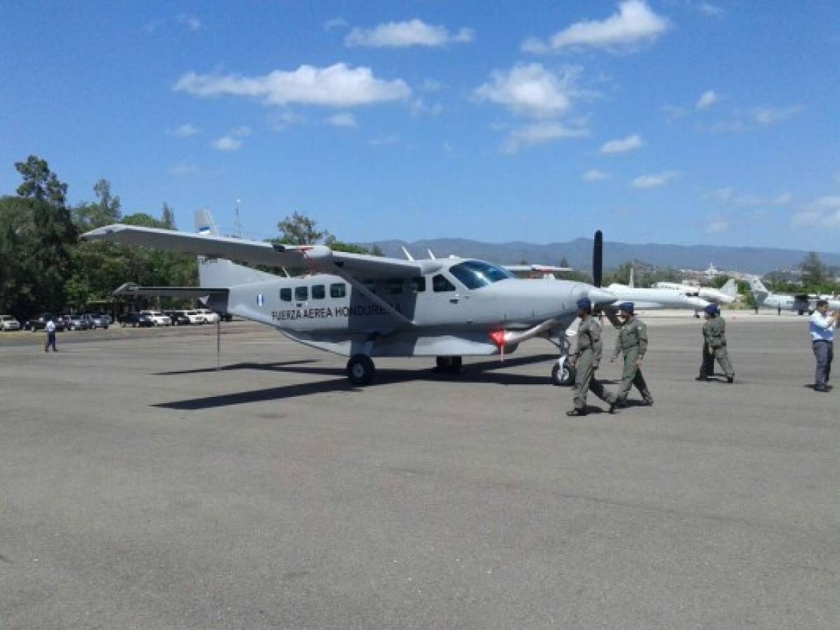 Estados Unidos dona aeronave a Honduras