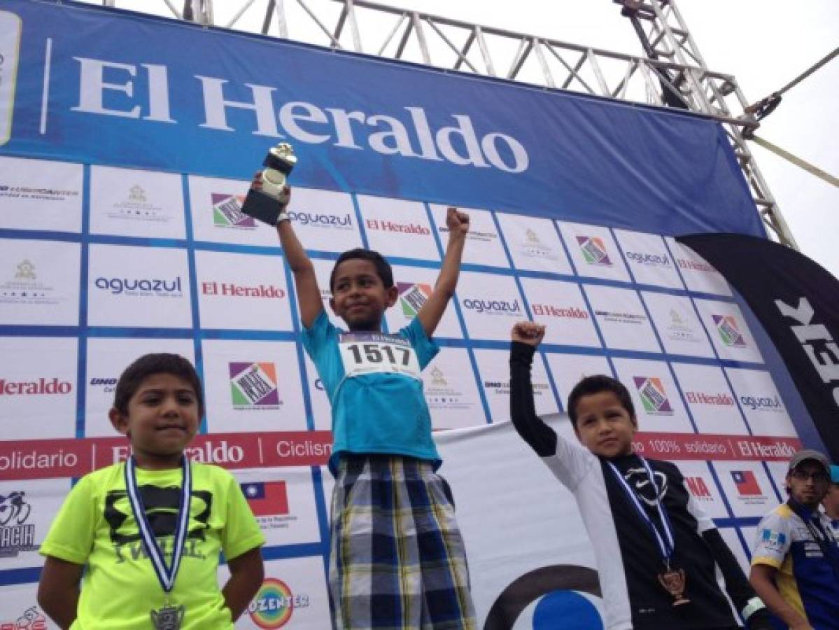 II Vuelta Ciclística Infantil: Ganadores y sus tiempos