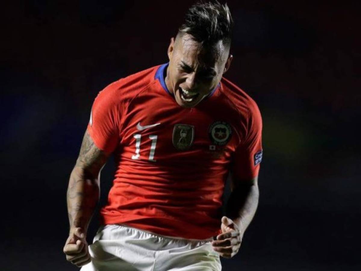 Edu Vargas, hombre gol de Sudamérica y salvador de un Chile con poco recambio