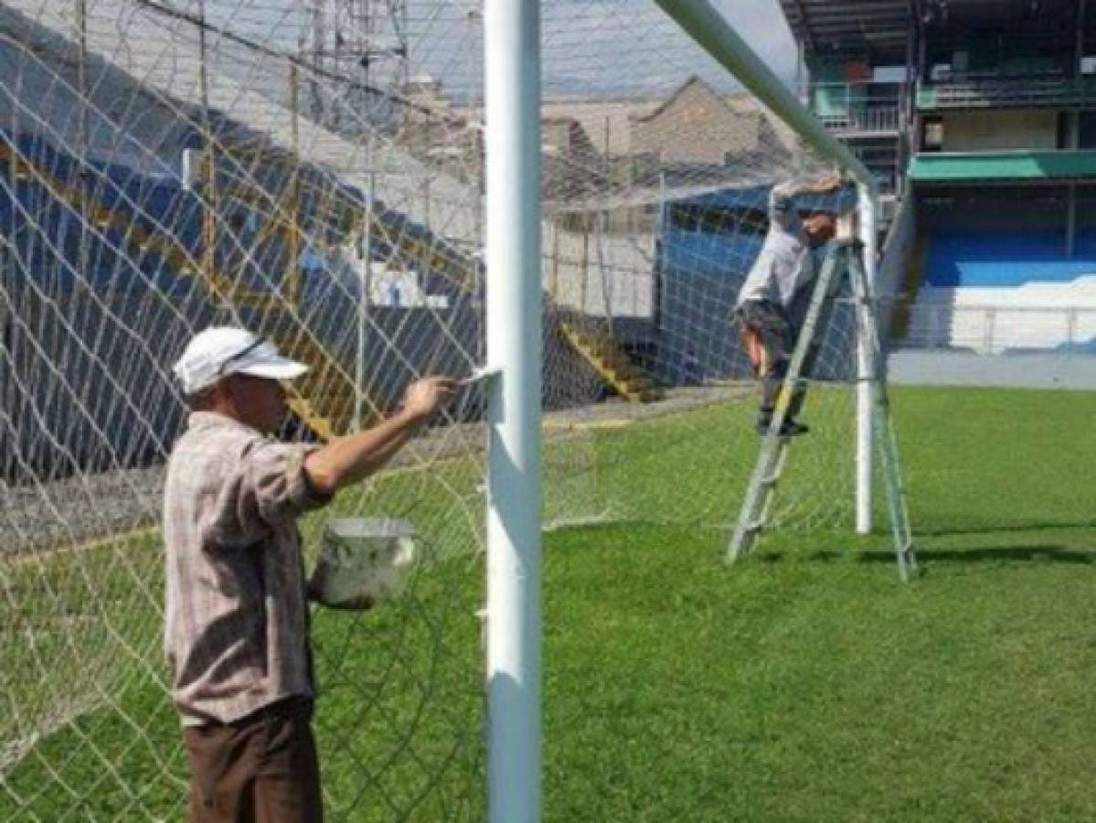 Ticos inspeccionaron el estadio Morazán