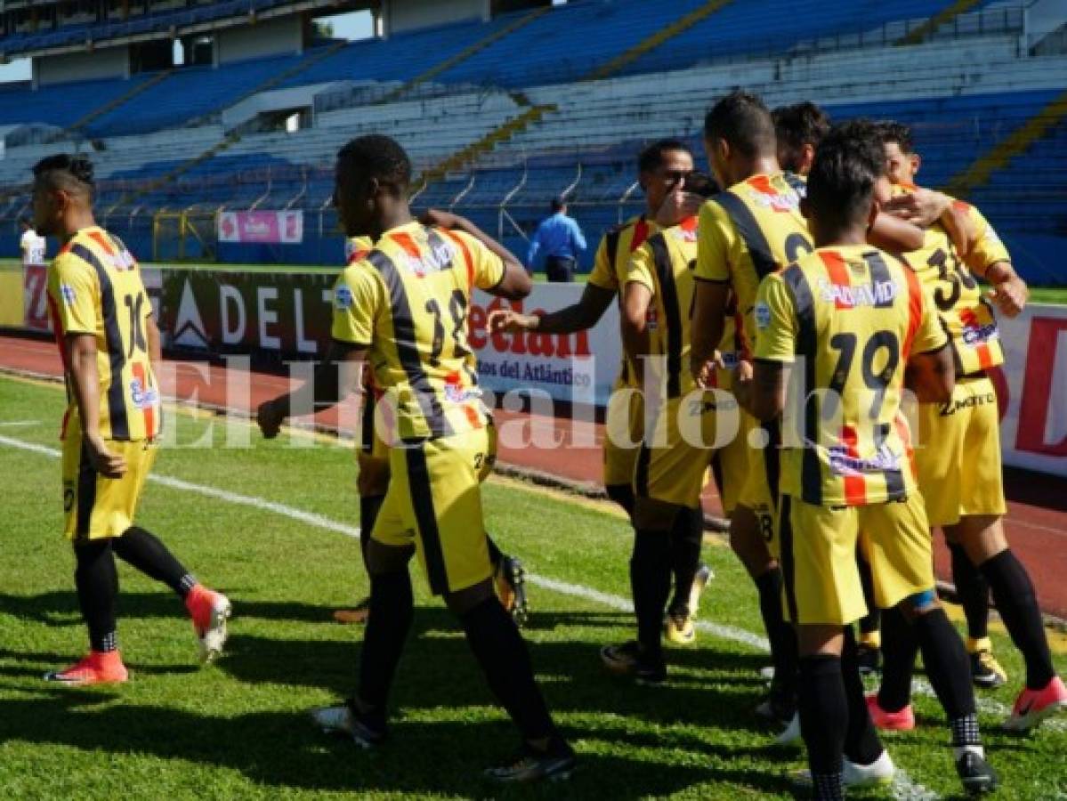 Real España le gana a Marathón 3-0 en la reanudación del juego