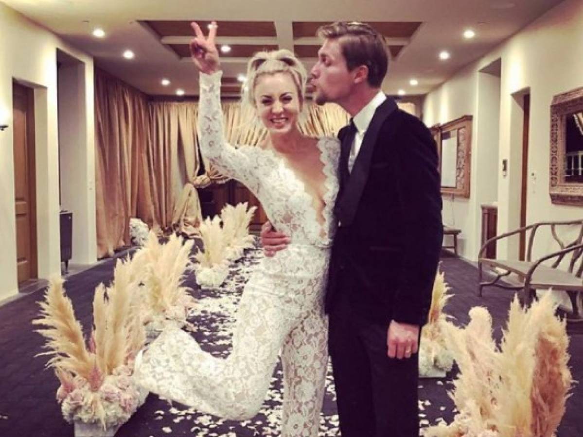 La romántica boda de la actriz Kaley Cuoco