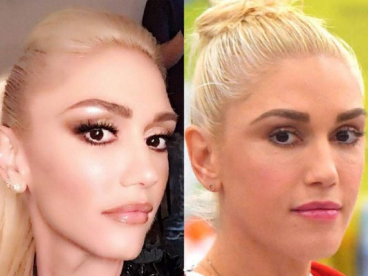 Así reapareció la cantante Gwen Stefani mientras paseaba con sus hijos en un centro comercial. ¿Irreconocible cierto? /Fotos Univision e Instagram @gwenstefani/