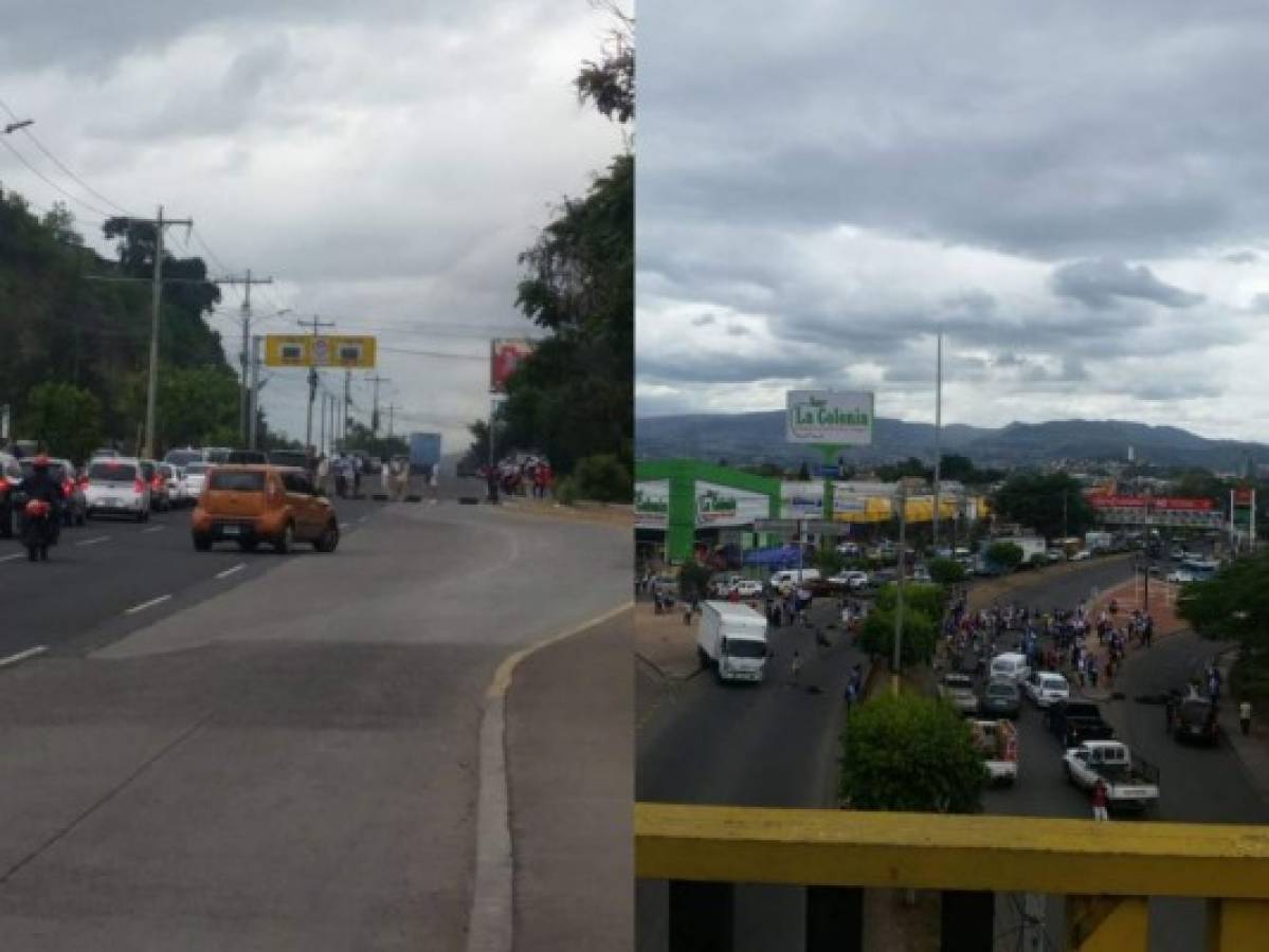 Habilitan paso en el bulevar Fuerzas Armadas tras protestas en la salida a oriente