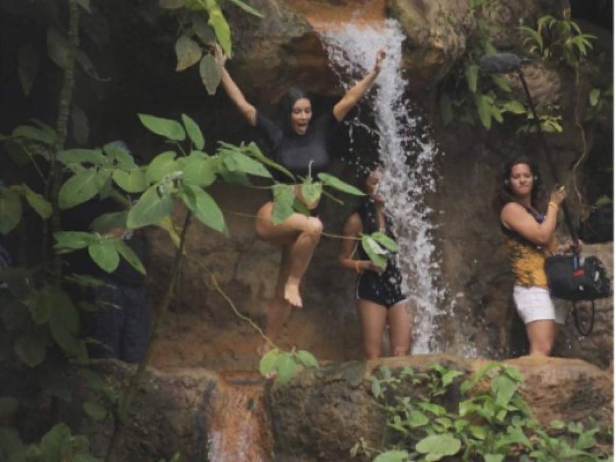 Las vacaciones de Kim Kardashian en Costa Rica y otras aventuras de los famosos en redes sociales