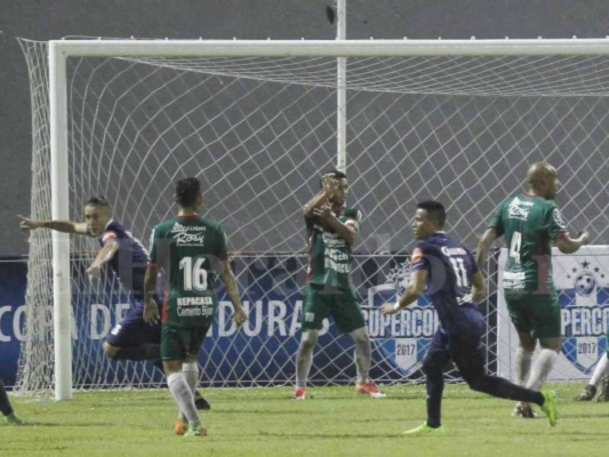 Motagua venció 2-1 a Marathón en el duelo de la Supercopa