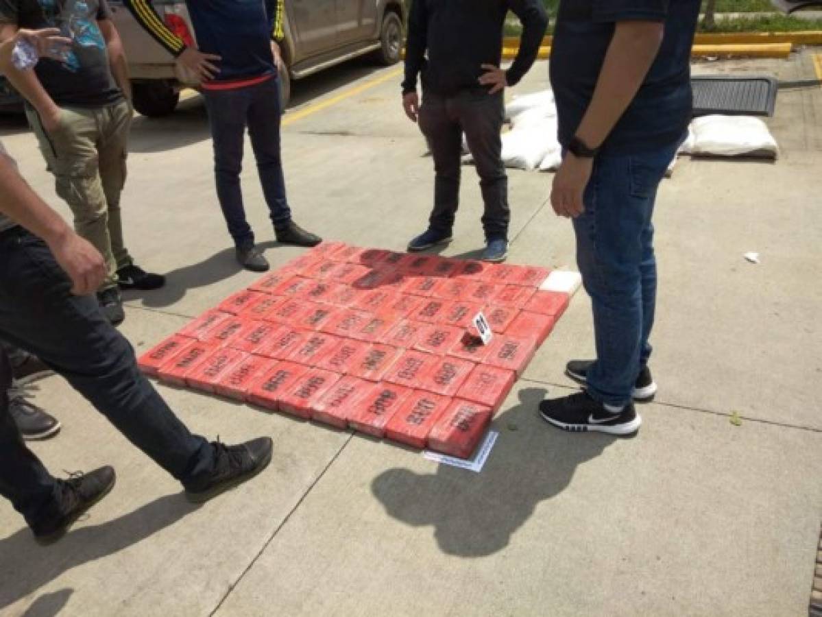 Decomisan 60 kilos de presunta cocaína en San Pedro Sula