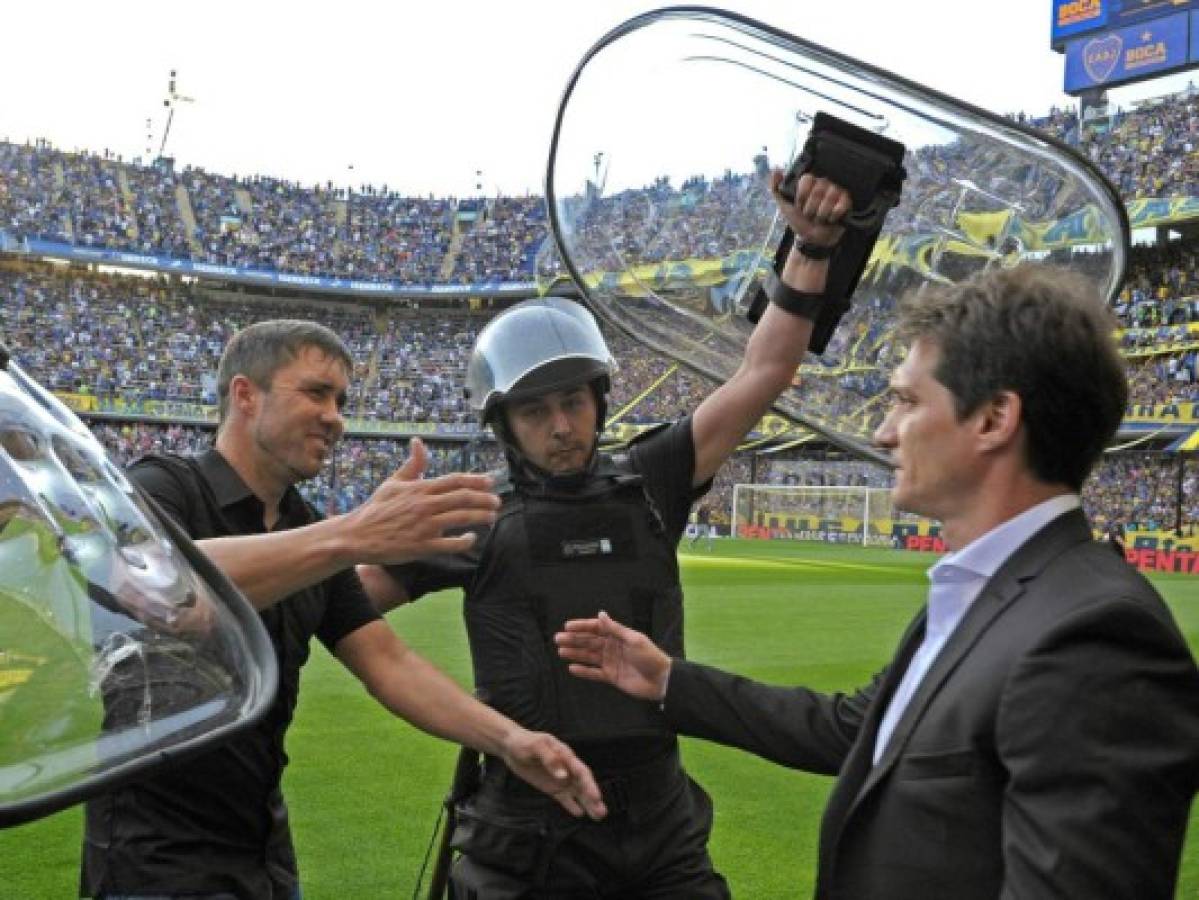 Teo Gutiérrez anota en la Boca para Rosario y celebra a lo River... ¡la que se armó!