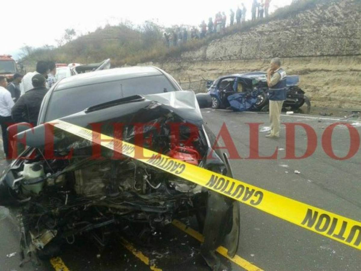 Múltiple colisión deja al menos cinco muertos en el Valle de Amarateca