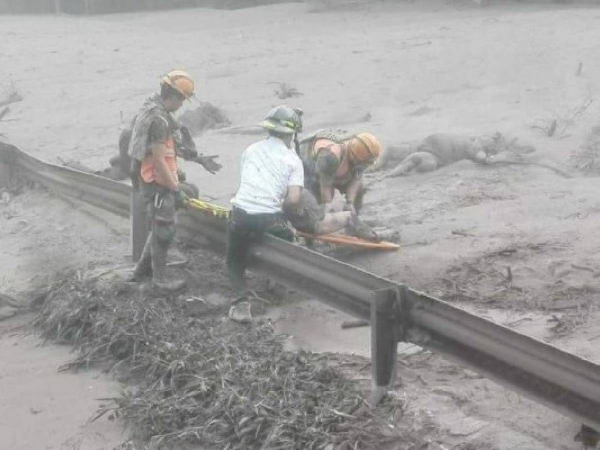 Sube a 121 la cifra de víctimas por la erupción del volcán de Fuego en Guatemala