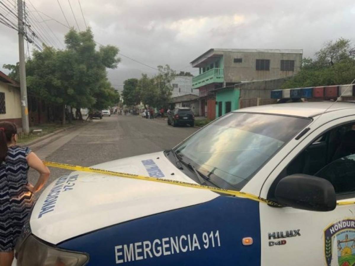 Padre e hijo son acribillados en el barrio Medina de San Pedro Sula