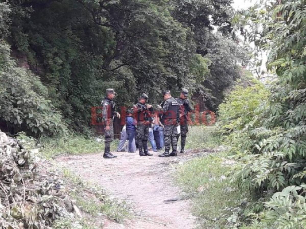 Con rótulo hallan cadáver en un puente de la colonia Los Llanos de la capital