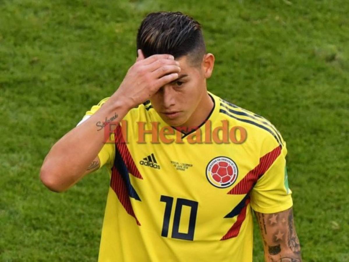 Colombia reza por James ante una Inglaterra que prueba su favoritismo