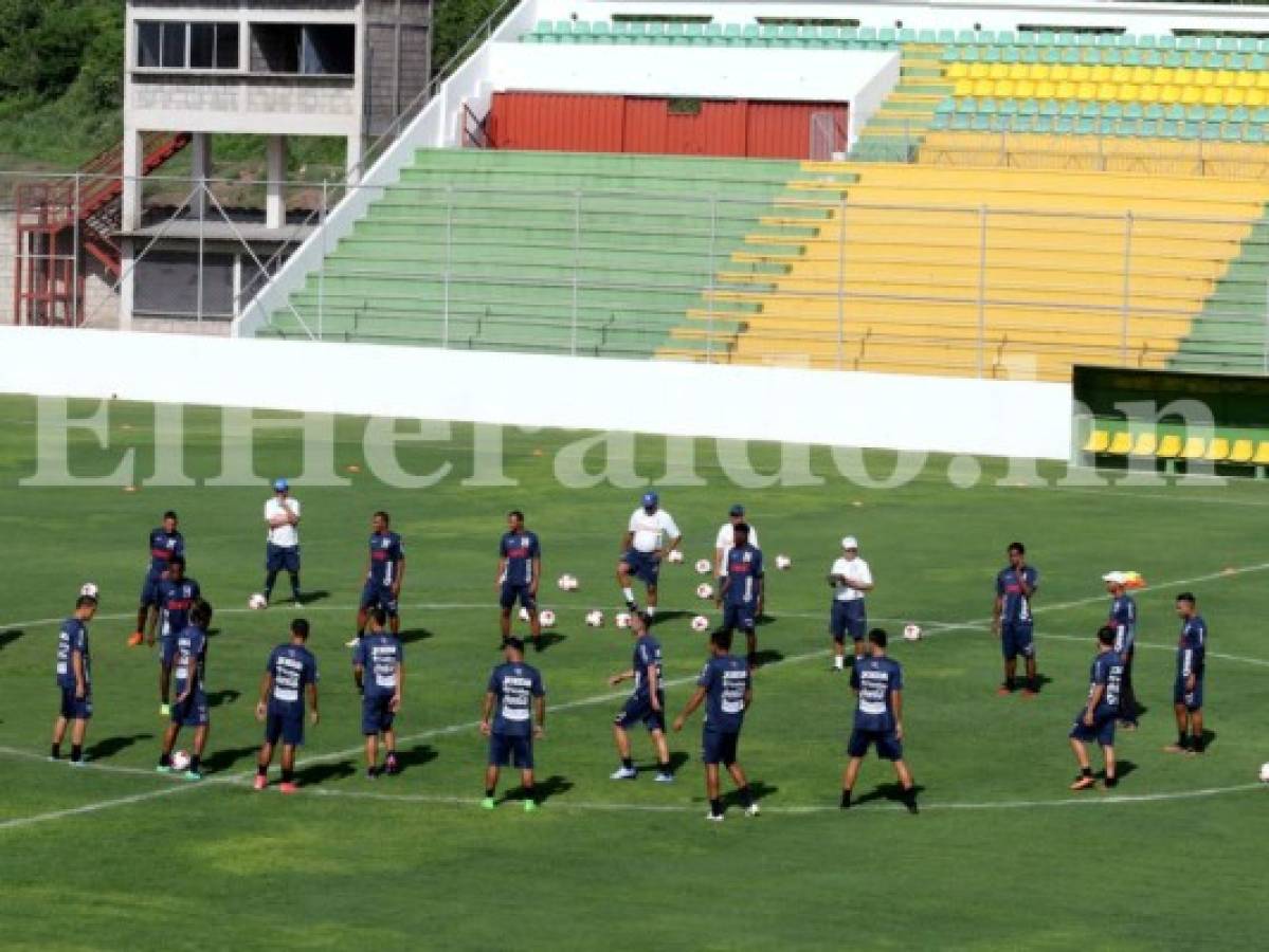 A falta de cinco legionarios, la Selección de Honduras se prepara en Comayagua previo a los duelos de junio