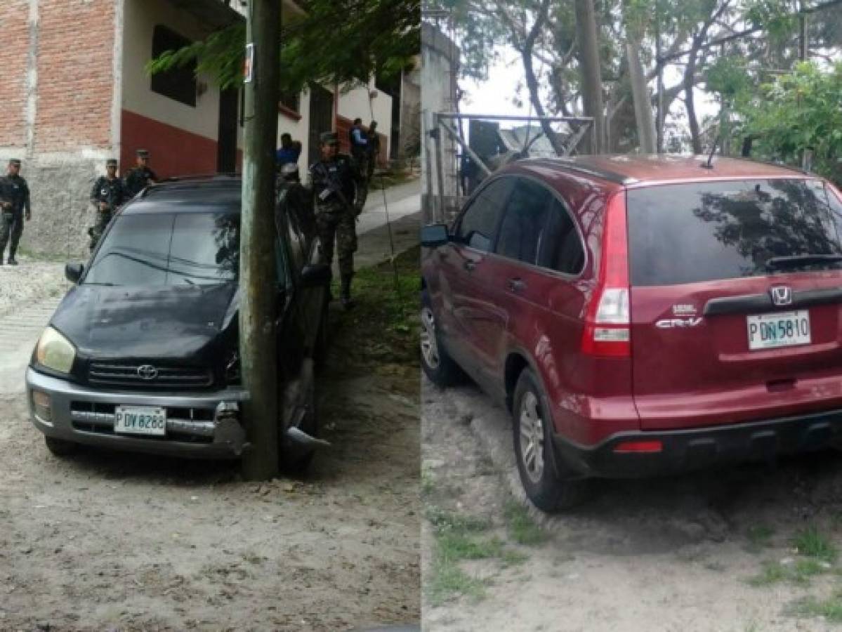 Policía recupera dos camionetas robadas tras enfrentamiento con delincuentes